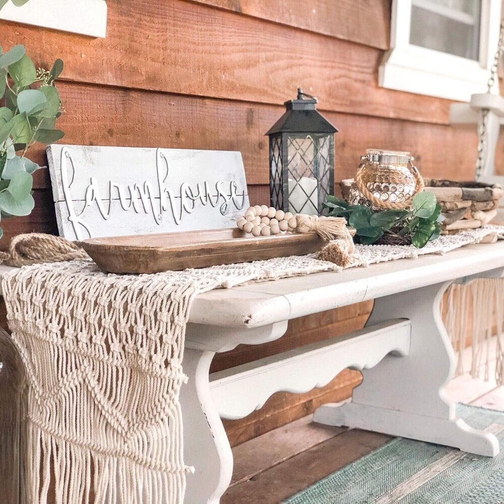 Macrame Table Runner Long | Boho Table Runner | Wedding Table Decor | Vintage Fa - Picture 8 of 9